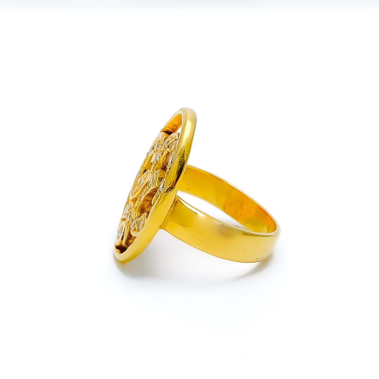 Ohm /Om Ring In (Yellow/Rose/White) Gold